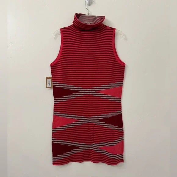 Title Nine Sleeveless Turtleneck Sweater Dress Golf dress Size Large - Picture 2 of 9